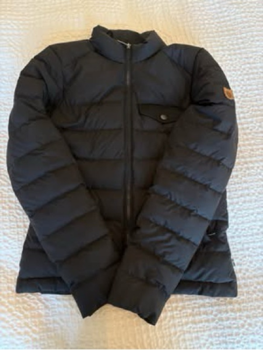 Fjallraven Black Quilted Puffer Jacket